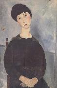 Amedeo Modigliani Jeune fille assise (mk38) oil painting on canvas